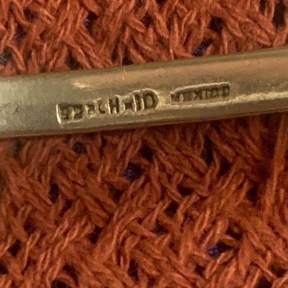 Silver tone bracelet with black accents. Fits small wrist. - Picture 8 of 13